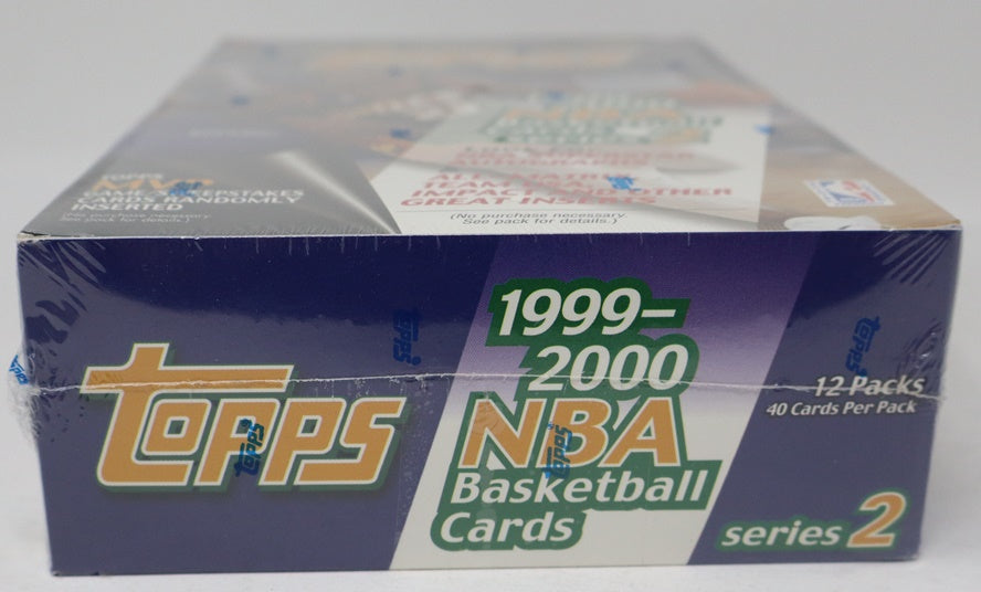 1999/00 Topps Basketball Series 2 Jumbo Box (HTA) (12/40)
