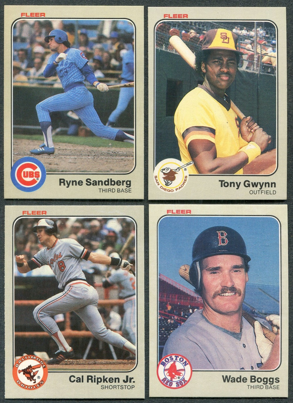 1983 Fleer Baseball Complete Set NM NM/MT (660) (24-667)