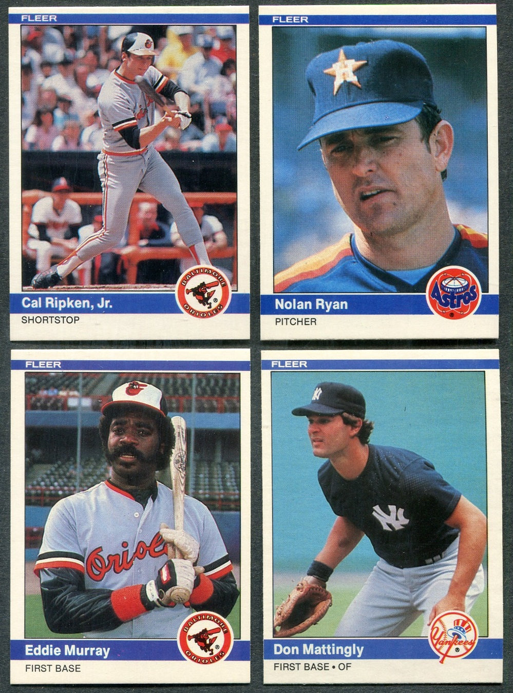 1984 Fleer Baseball Complete Set NM NM/MT (660) (24-668)