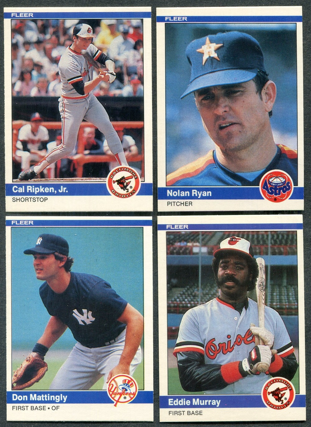 1984 Fleer Baseball Complete Set EX/MT NM (660) (24-669)