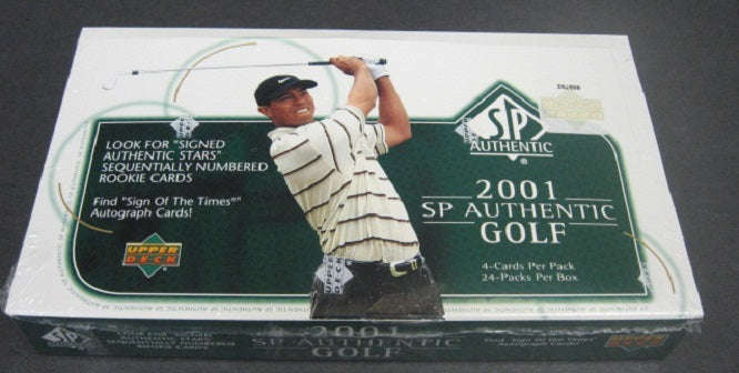 2001 Upper Deck SP Authentic Golf Box (Hobby) (24/4)
