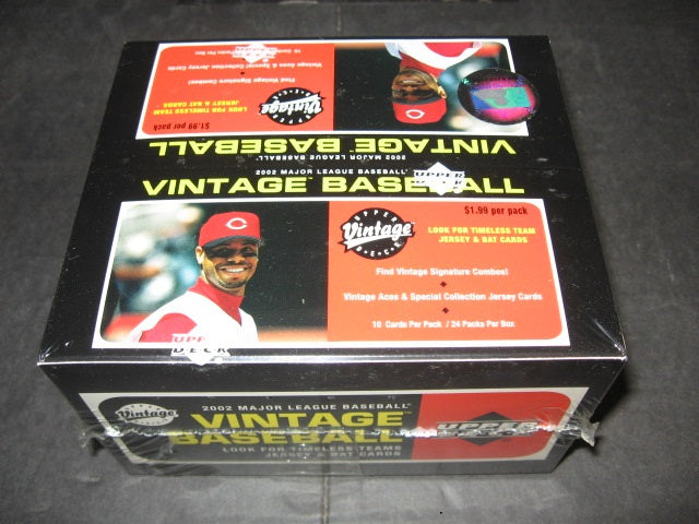 2002 Upper Deck Vintage Baseball Box (Retail) (24/10)