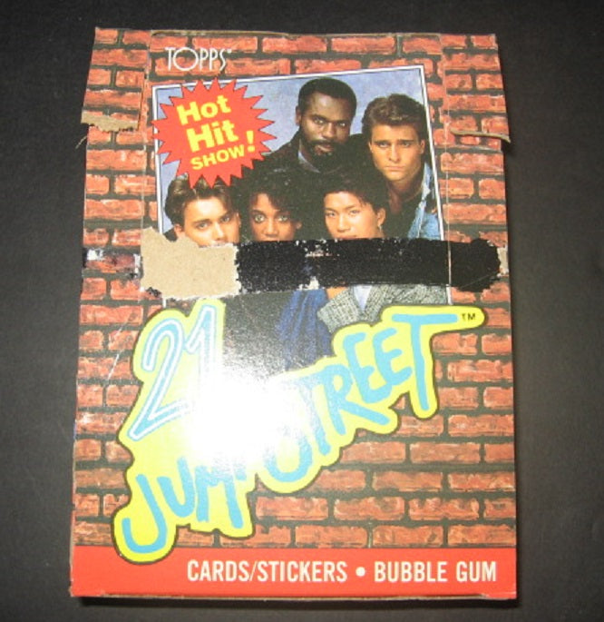 1988 Topps 21 Jump Street Unopened Wax Box (X-Out)