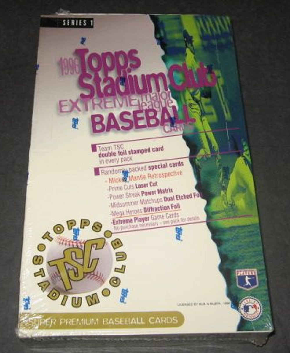 1996 Topps Stadium Club Baseball Series 1 Box (Retail) (24/10)