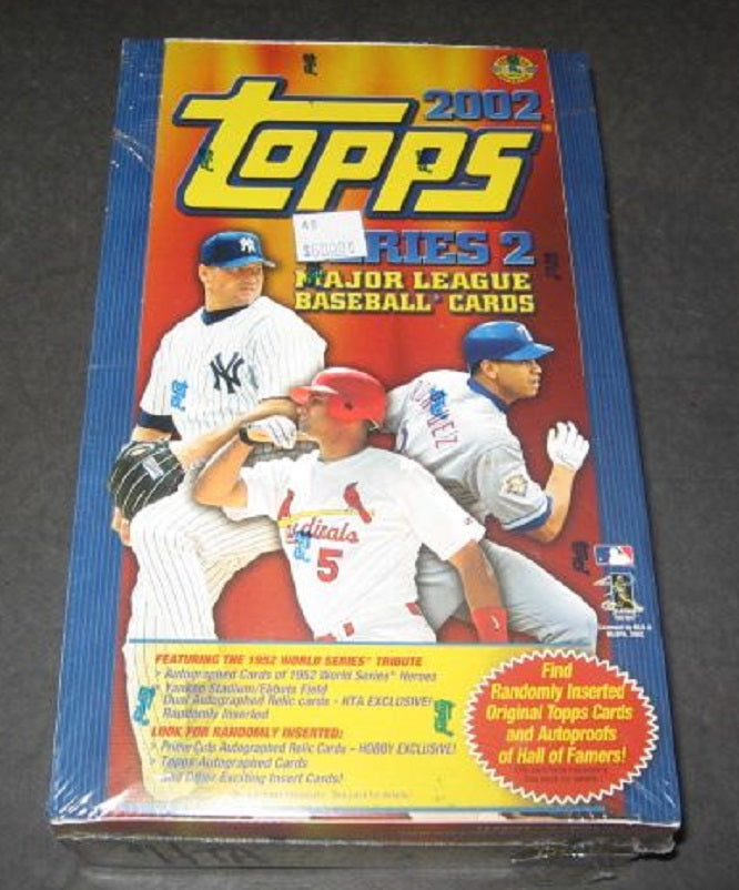 2002 Topps Baseball Series 2 Jumbo Box (HTA)