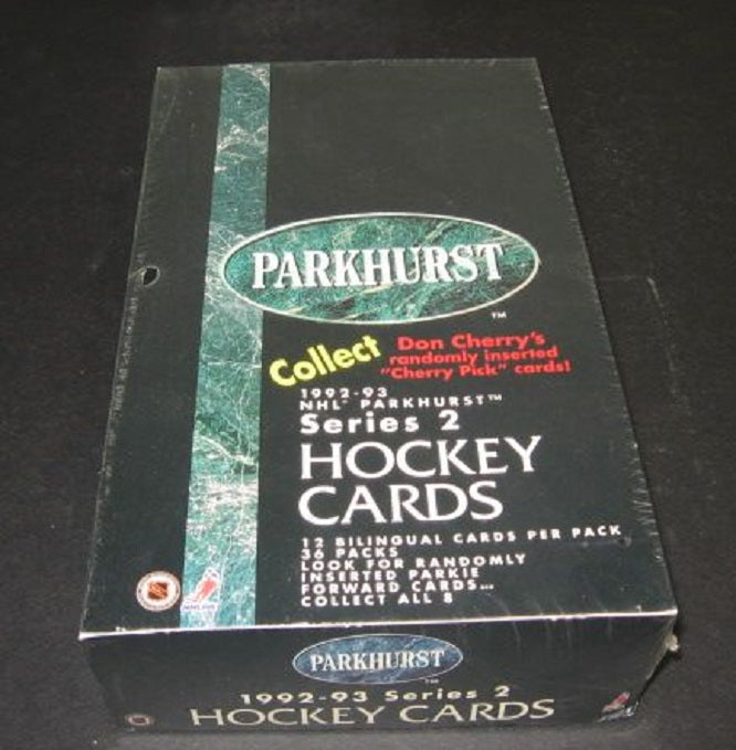 1992/93 Parkhurst Hockey Series 2 Box (36/12)