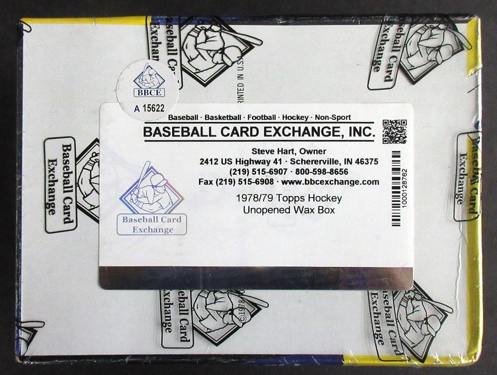 1978/79 Topps Hockey Unopened Wax Box (BBCE)