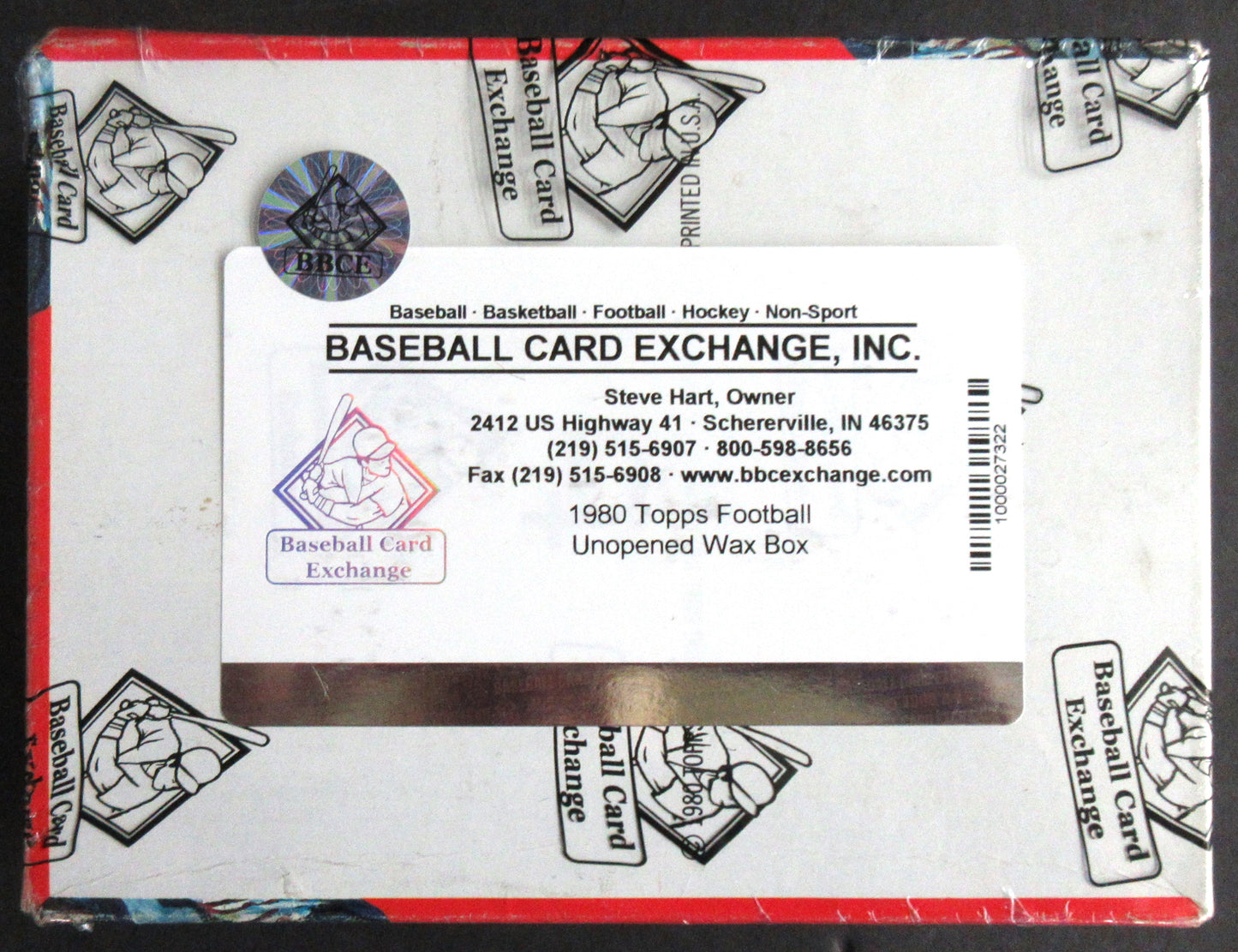 1980 Topps Football Unopened Wax Box (BBCE)