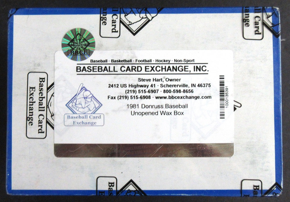 1981 Donruss Baseball Unopened Wax Box (BBCE)