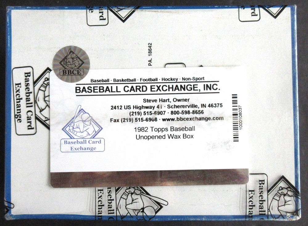 1982 Topps Baseball Unopened Wax Box (BBCE) (Non X-Out)