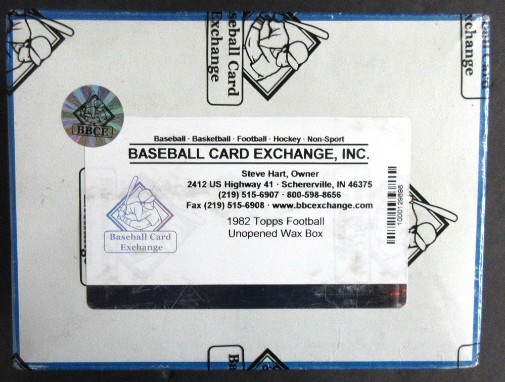 1982 Topps Football Unopened Wax Box (BBCE) (Non X-Out)