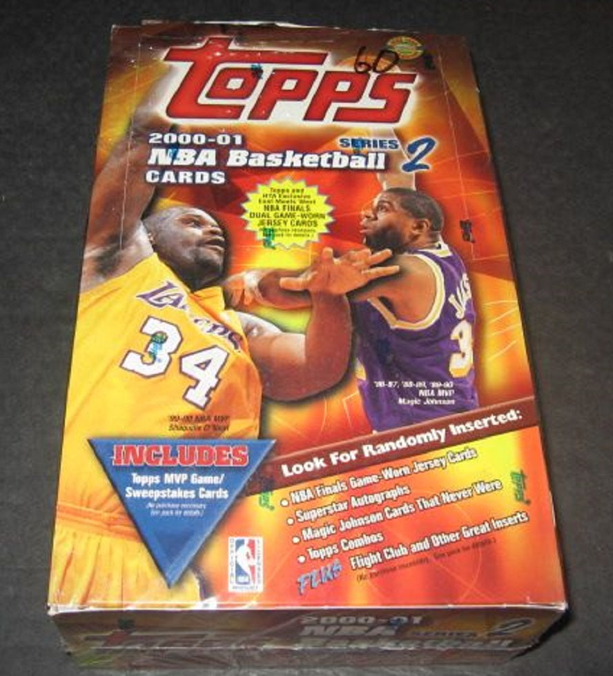 2000/01 Topps Basketball Series 2 Jumbo Box (HTA)
