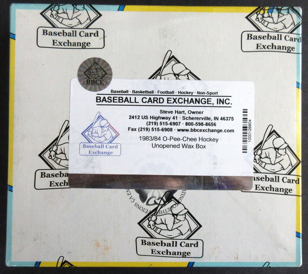1983/84 OPC O-Pee-Chee Hockey Unopened Wax Box (BBCE)