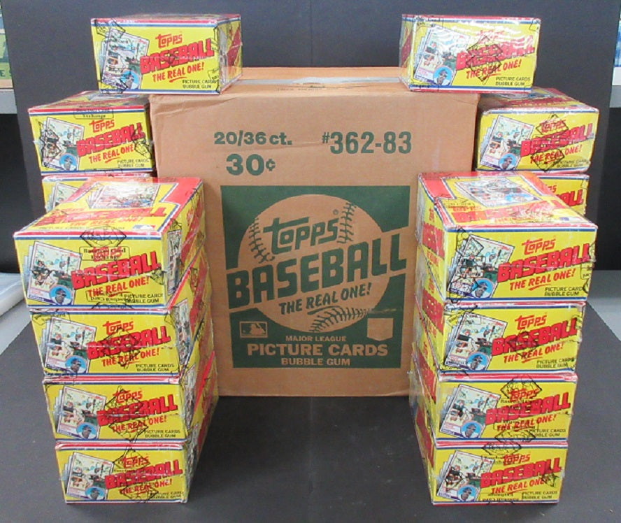 1983 Topps Baseball Wax Case (20 Box) (BBCE)