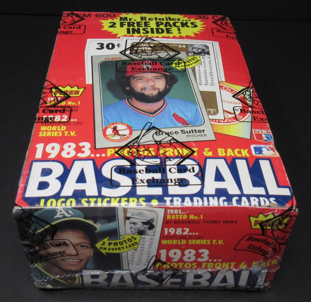 1983 Fleer Baseball Unopened Wax Box (BBCE)