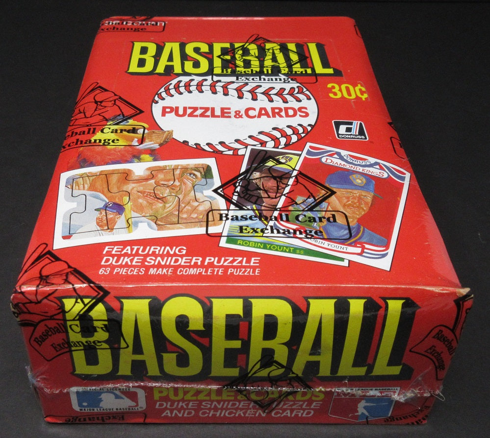 1984 Donruss Baseball Unopened Wax Box (FASC)