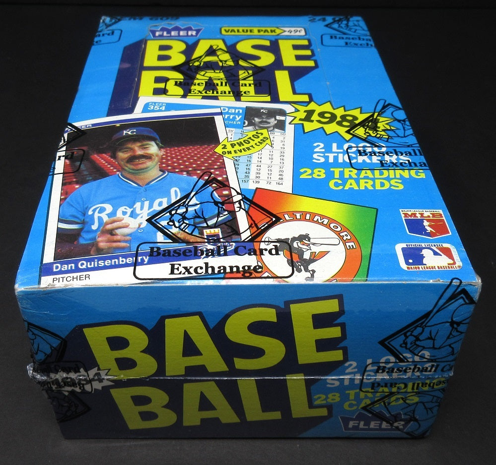 1984 Fleer Baseball Unopened Cello Box (BBCE)