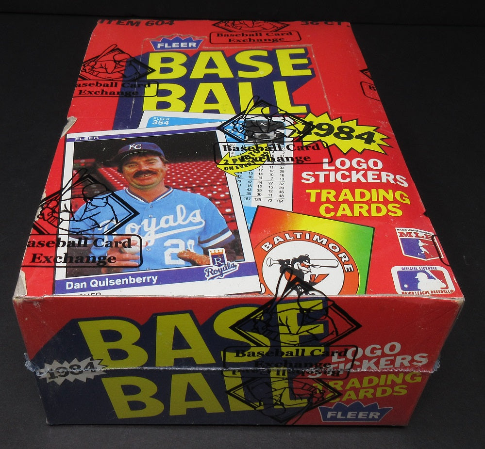 1984 Fleer Baseball Unopened Wax Box (FASC)