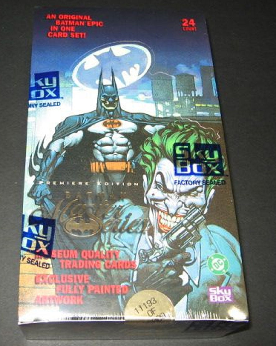 1996 Skybox Batman Master Series Box