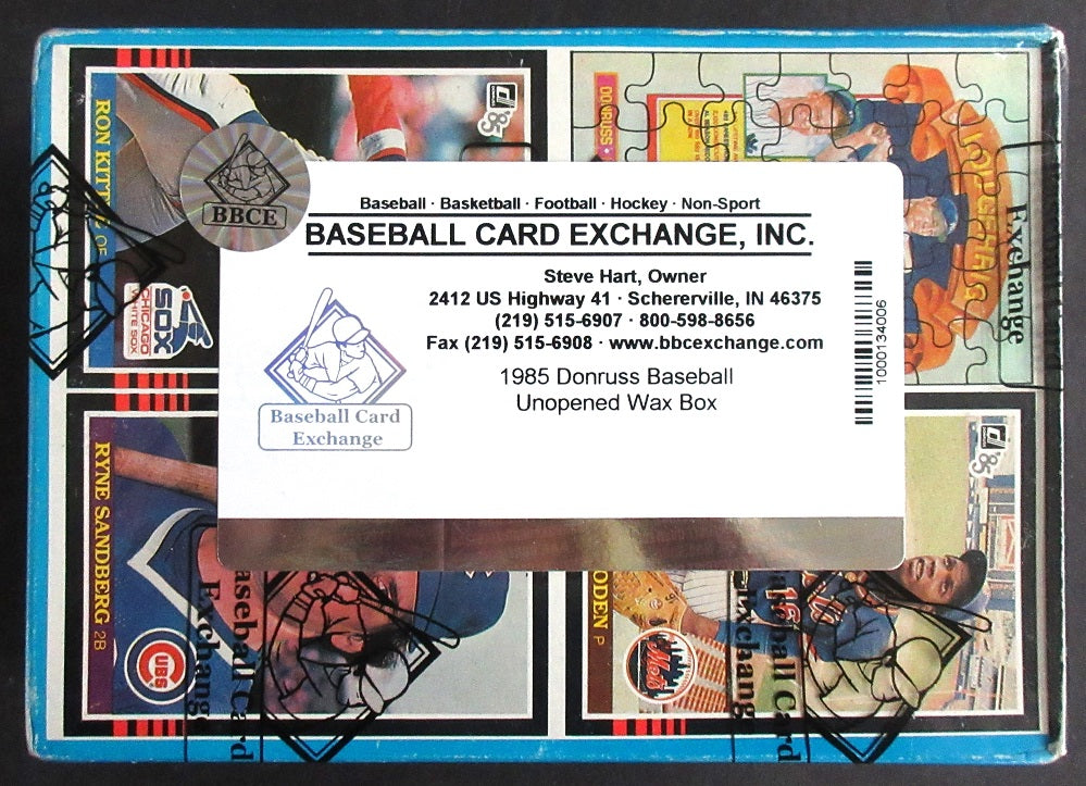 1985 Donruss Baseball Unopened Wax Box (BBCE)