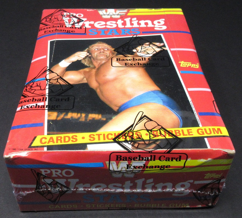 1985 Topps WWF Pro Wrestling Stars Unopened Wax Box (BBCE) (Non)