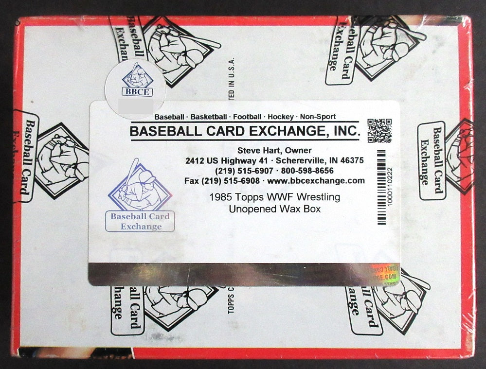 1985 Topps WWF Pro Wrestling Stars Unopened Wax Box (BBCE) (Non)