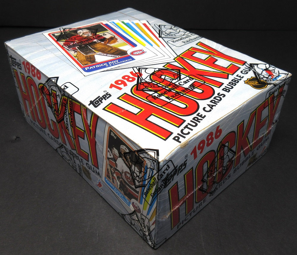 1986/87 Topps Hockey Unopened Wax Box (BBCE) (Non X-Out)