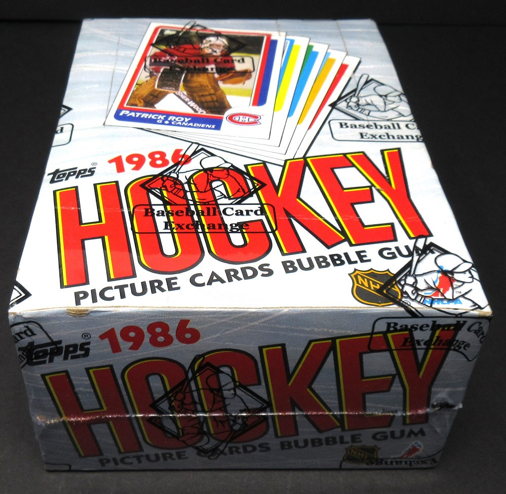 1986/87 Topps Hockey Unopened Wax Box (BBCE) (Non X-Out)