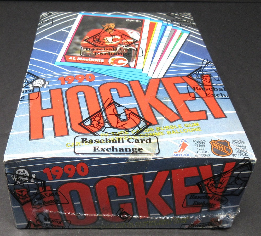 1989/90 OPC O-Pee-Chee Hockey Unopened Wax Box (Tape) (BBCE)