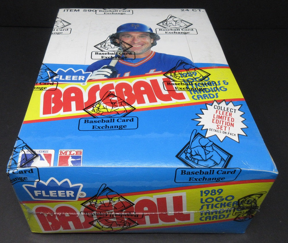 1989 Fleer Baseball Unopened Rack Box (FASC)
