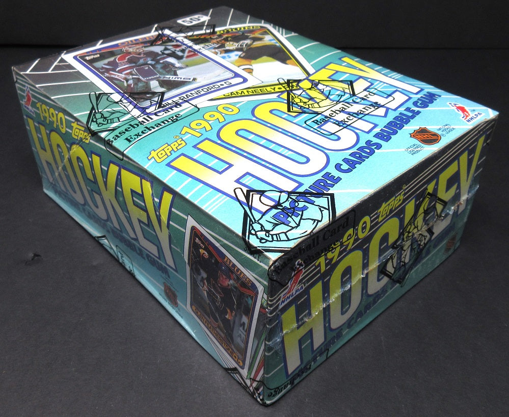 1990/91 Topps Hockey Unopened Wax Box (FASC)