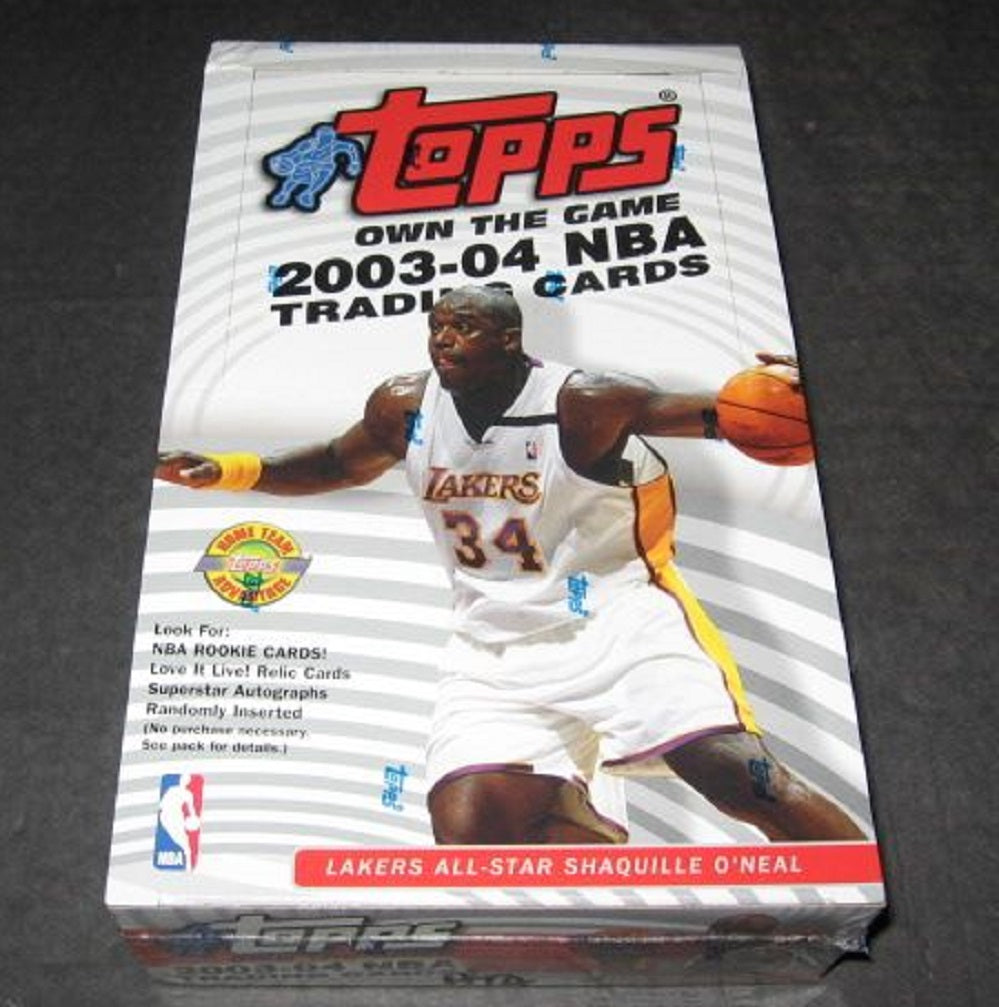 2003/04 Topps Basketball Jumbo Box (HTA)