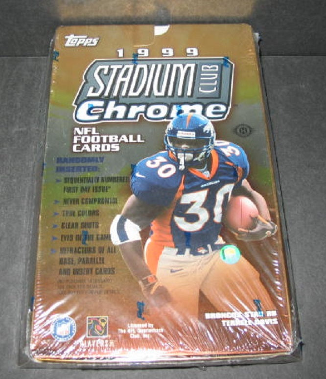 1999 Topps Stadium Club Chrome Football Box (Hobby)
