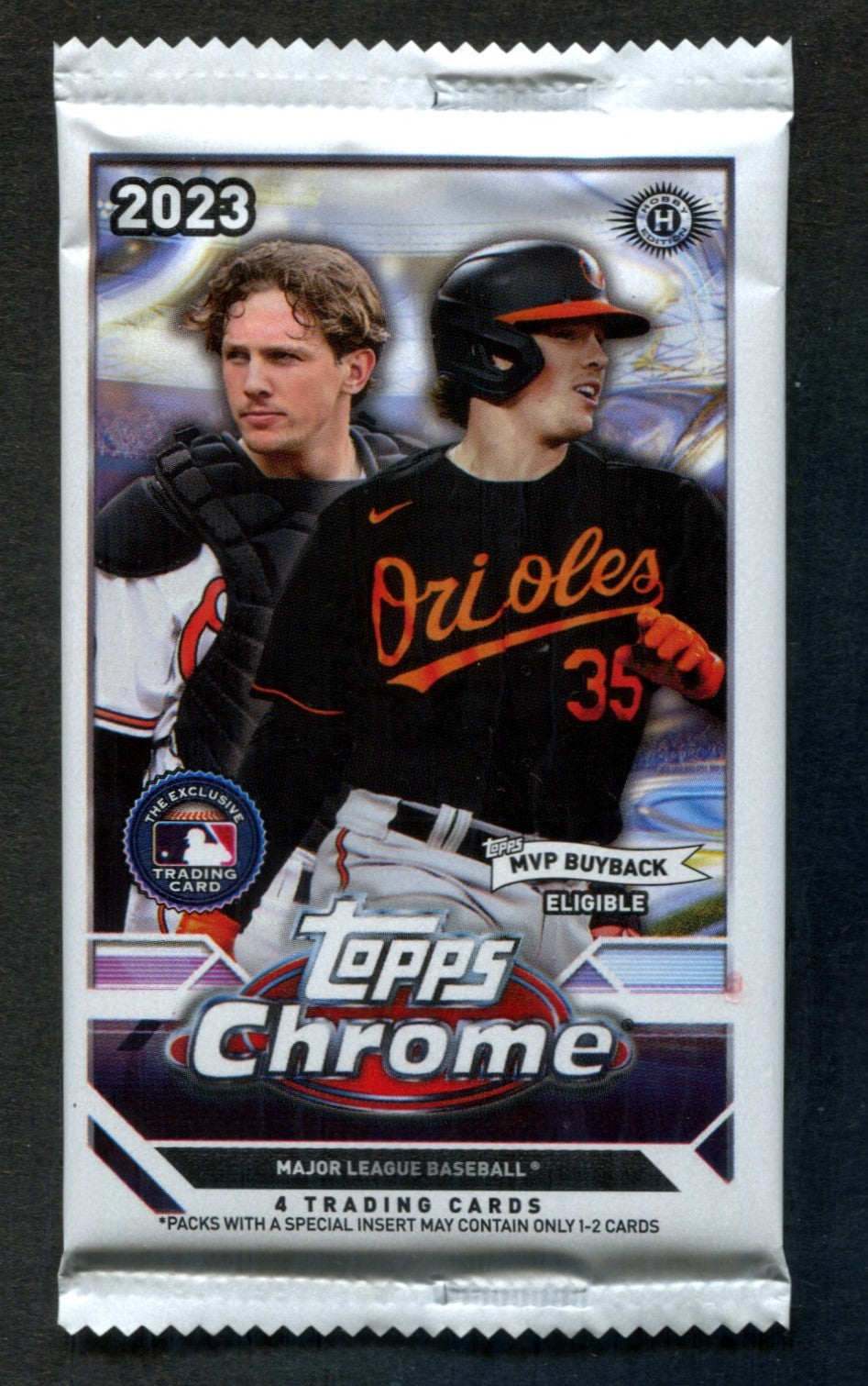 2023 Topps Chrome Baseball Unopened Pack (Hobby) (4)