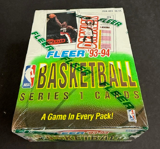 1993/94 Fleer Basketball Series 1 Box (36/15)