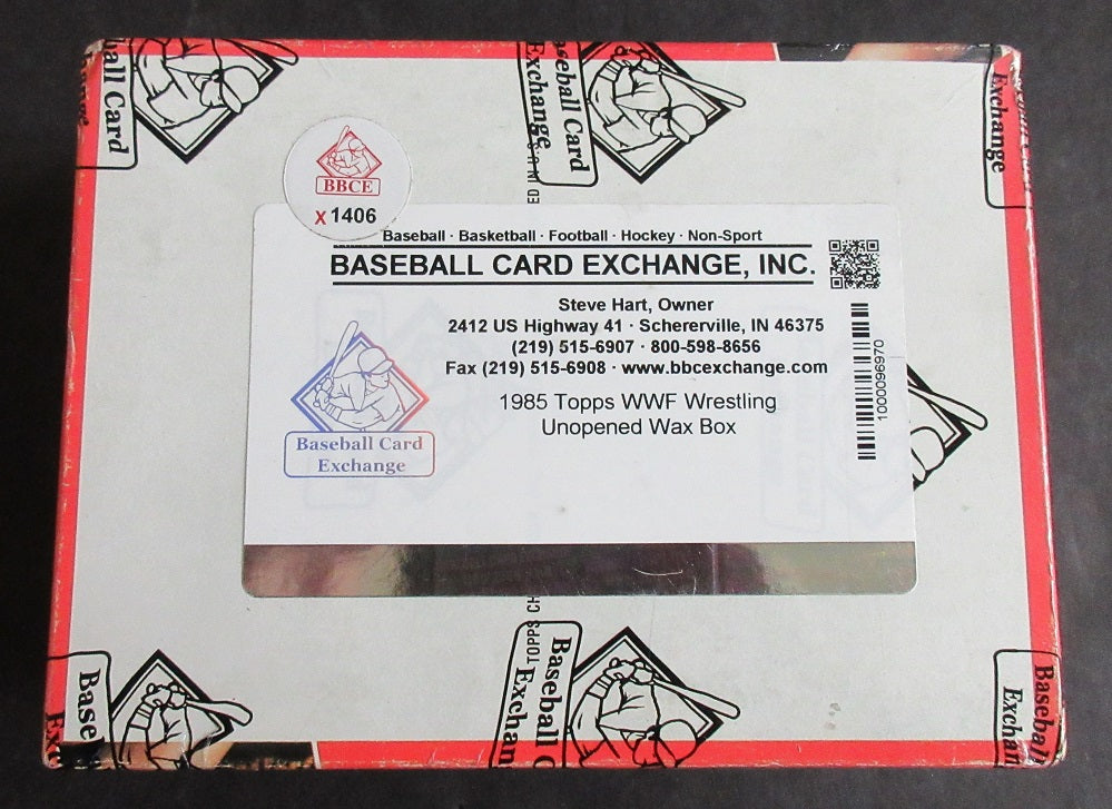 1985 Topps WWF Pro Wrestling Stars Unopened Wax Box (BBCE) (X1406)