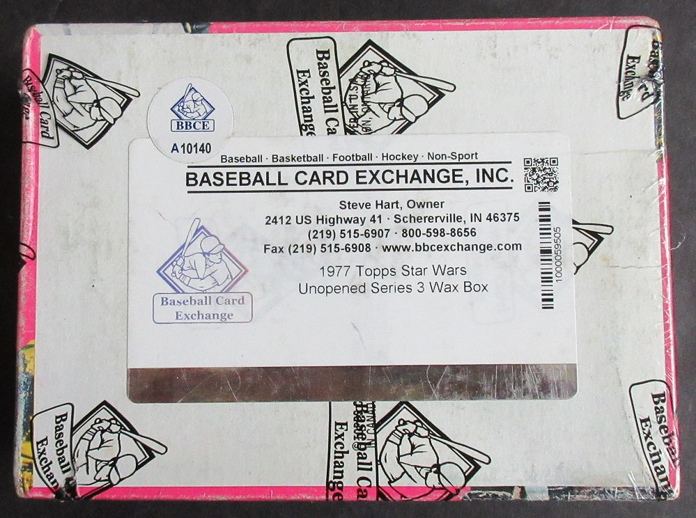 1977 Topps Star Wars Unopened Series 3 Wax Box (BBCE) (A10140)