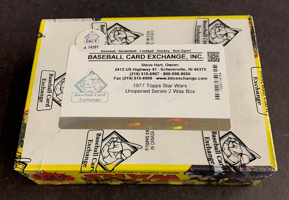 1977 Topps Star Wars Unopened Series 2 Wax Box (BBCE) (A14391)