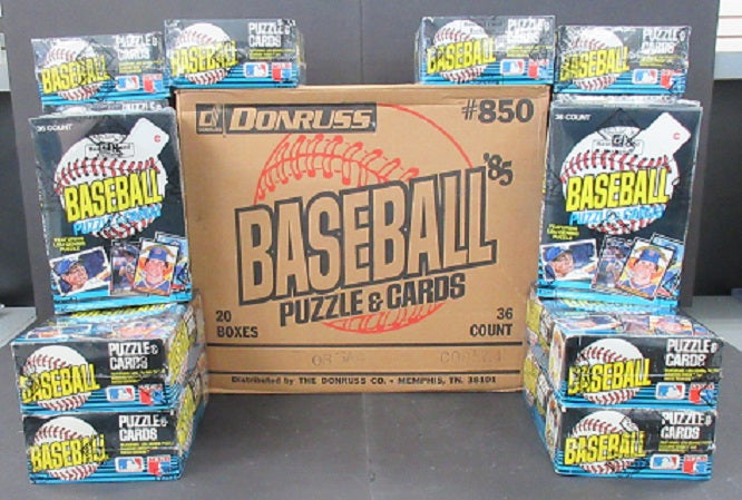 1985 Donruss Baseball Wax Case (20 Box) (BBCE) (A)