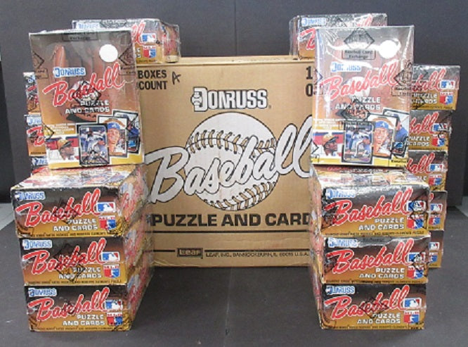 1987 Donruss Baseball Wax Case (20 Box) (BBCE) (A)