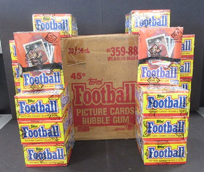 1988 Topps Football Wax Case (20 Box) (BBCE) (X-Out)
