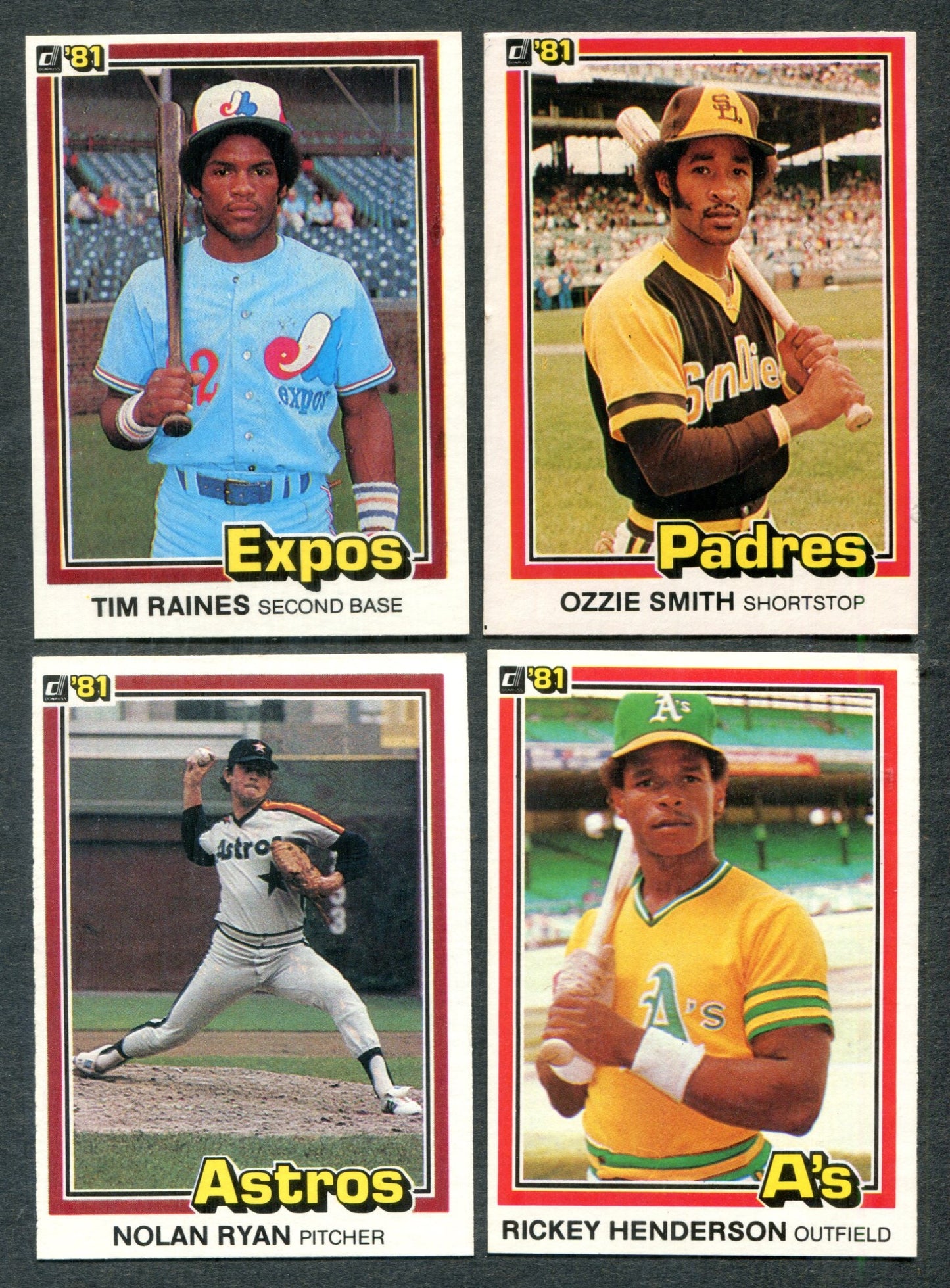 1981 Donruss Baseball Complete Set EX (605) (25-024)