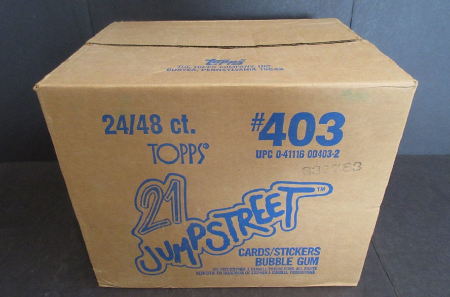 1988 Topps 21 Jump Street Wax Case (24 Box) (X-Out) (#403)