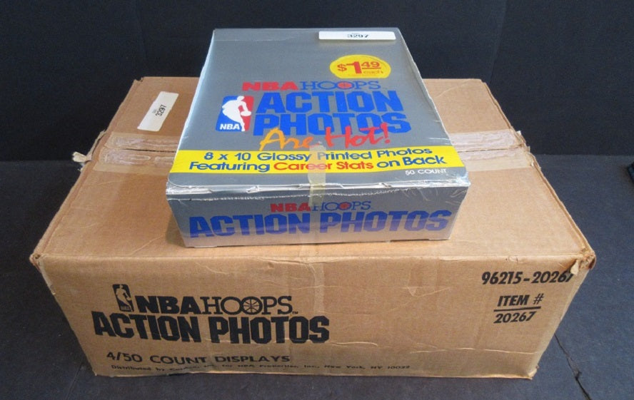 1990/91 NBA Hoops Basketball Action Photos Case (4/50)