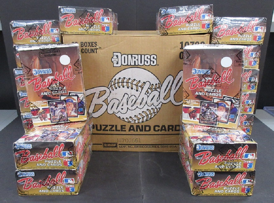 1987 Donruss Baseball Wax Case (20 Box) (BBCE) (D)