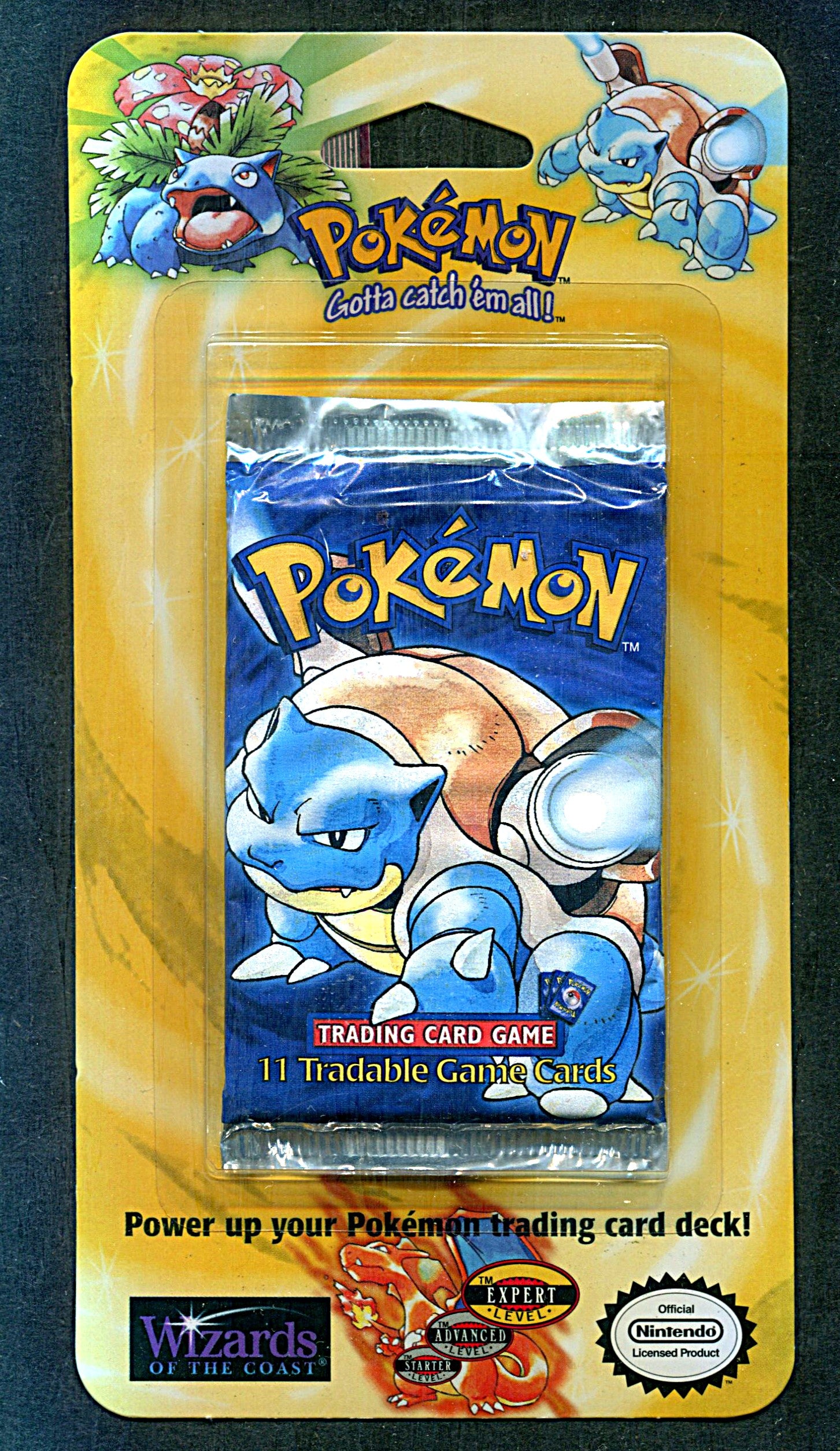 1999 WOTC Pokemon Base Set Unopened Shadowless Blister Pack Blastoise Baseball Card Exchange 1999 WOTC Pokemon Base Set Unopened Shadowless Blister Pack Blastoise Baseball Card Exchange