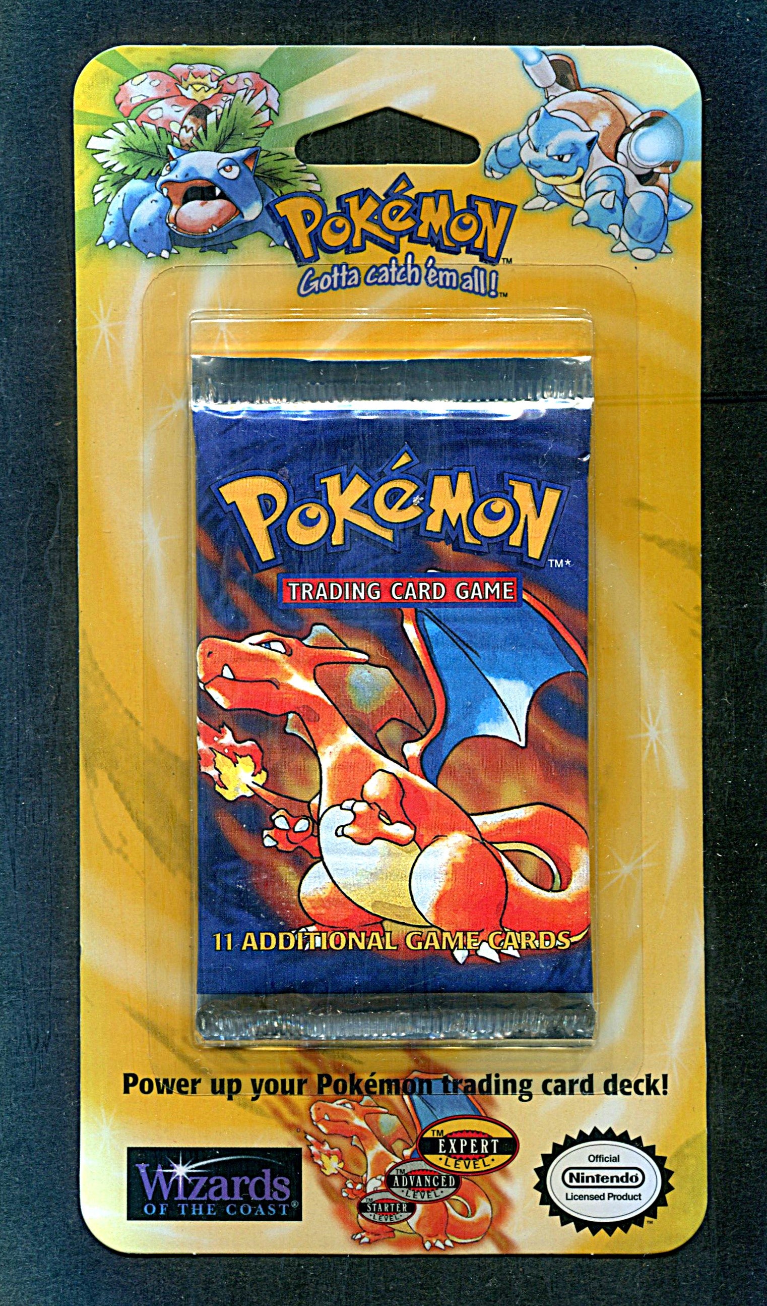 1999 WOTC Pokemon Base Set Unopened Blister Pack Charizard Baseball Card Exchange 1999 WOTC Pokemon Base Set Unopened Blister Pack Charizard Baseball Card Exchange