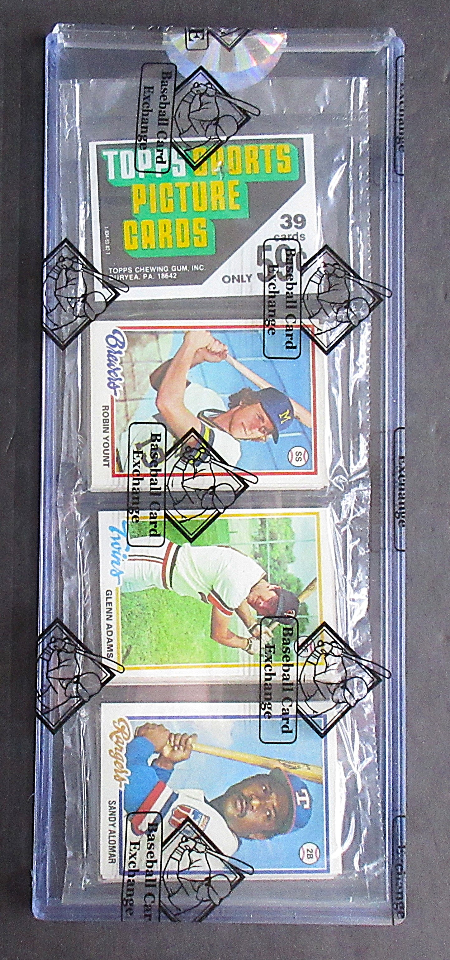 1978 Topps Baseball Unopened Rack Pack (Robin Yount Top) BBCE (27372)