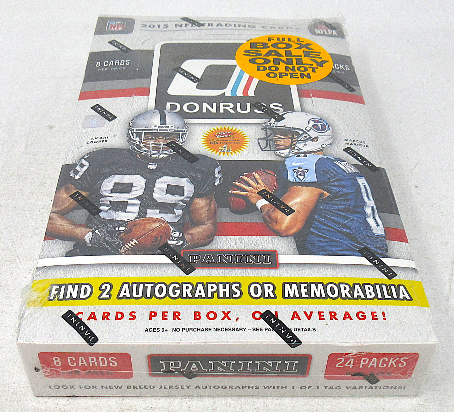 2015 Panini Donruss Preferred Football Box (Retail) (24/8)