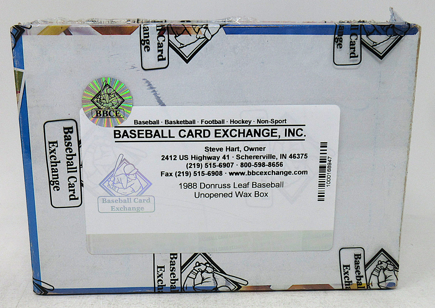 1988 Donruss Leaf Baseball Unopened Wax Box (BBCE)